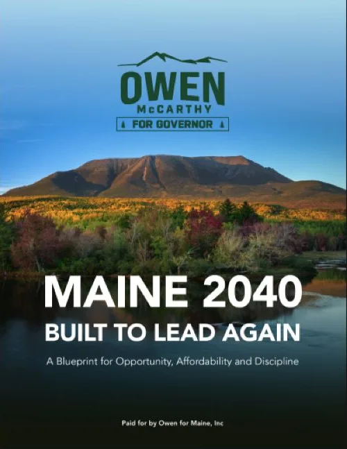 Maine 2040 plan cover