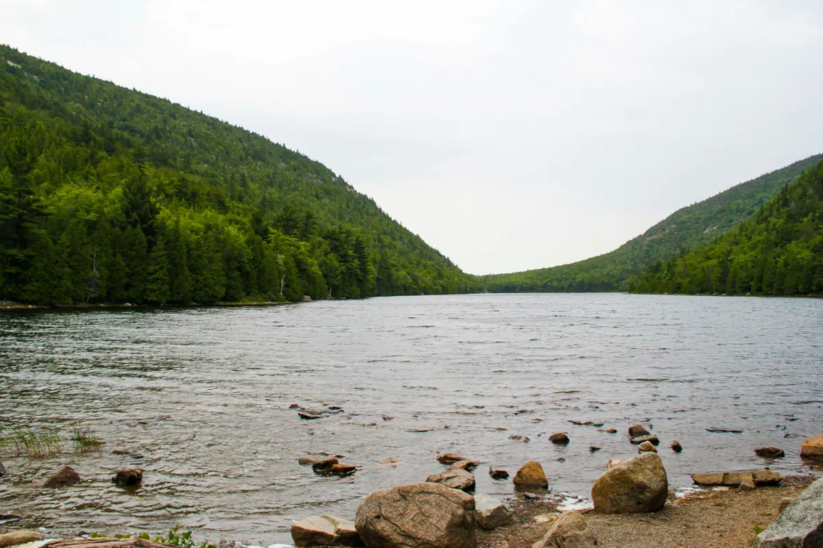 Jordan Pond in Acadia National Park, Maine